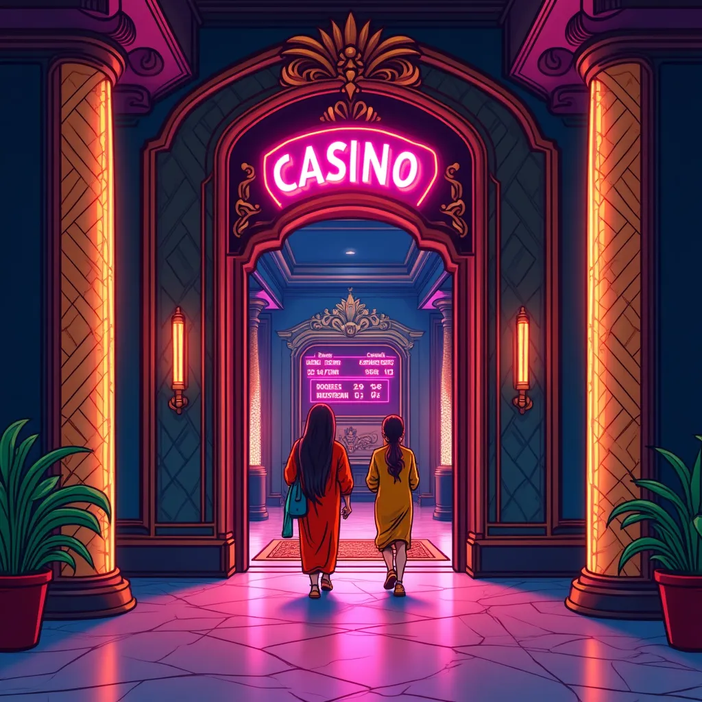 Ladbrokes Cricket Gaming Arena hero background with neon cricket stadium